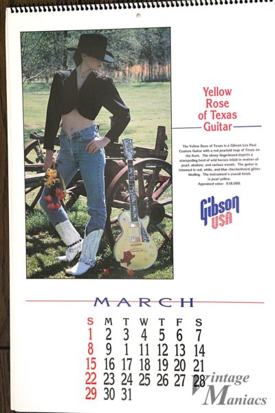 Gibson Yellow Rose of Texas Guitar