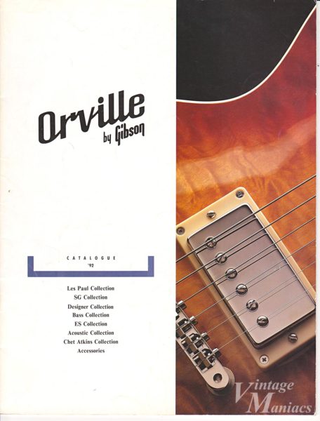 Orville by Gibsonのカタログ