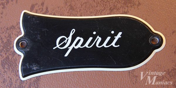Gibson Spiritのトラスロッドカバー