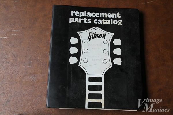 1981年のギブソンのパーツカタログ