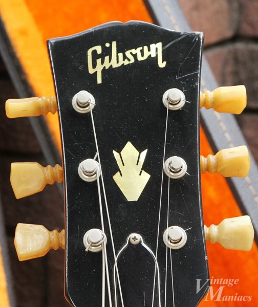 Gibson ES-175のヘッドストック・インレイ