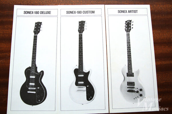Gibson Sonex 180のラインナップ