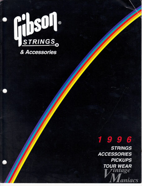 1996年のギブソンのカタログの表紙