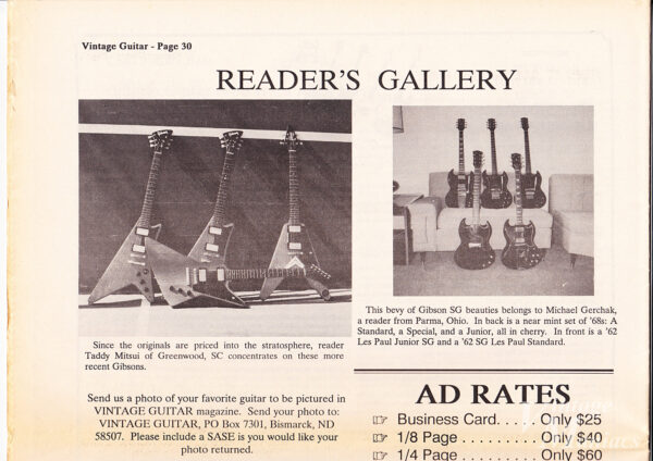 Vintage Guitar MagazineのReaders's Gallery