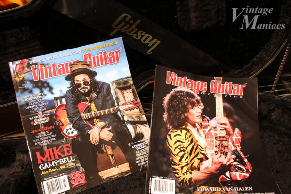 エディ・ヴァン・ヘイレンが表紙のVintage Guitar Magazine