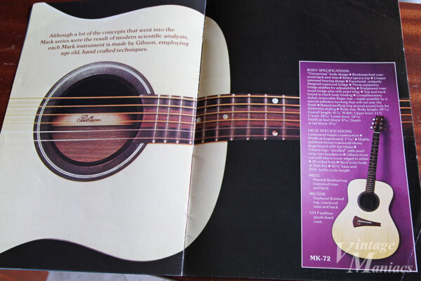 Gibson MK-72のカタログ