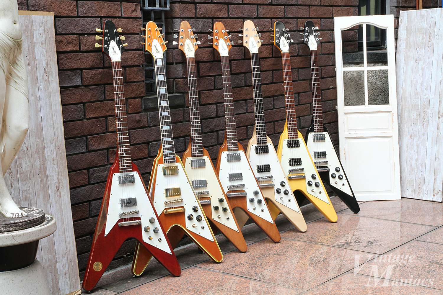 仕入れGibson FLYING V prototype ギブソン フライングV エレキギター プロトタイプ 激レア epiphone エピフォン 着払い ギブソン