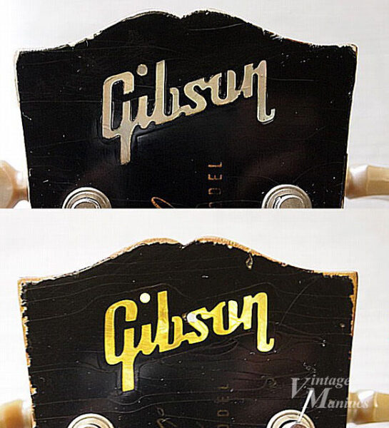Gibsonロゴの比較画像
