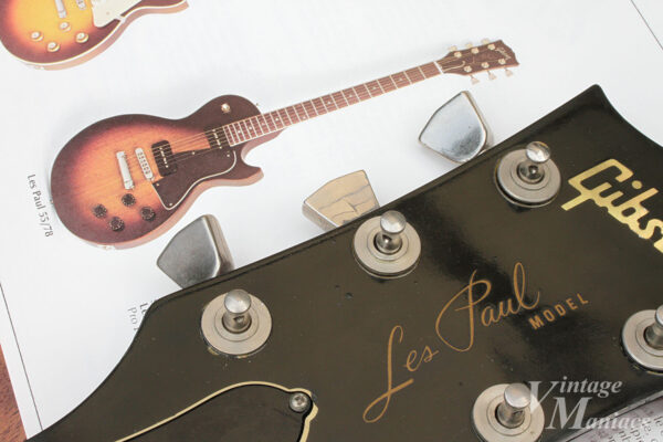 Gibson Les Paul 55/77のヘッドストックロゴ