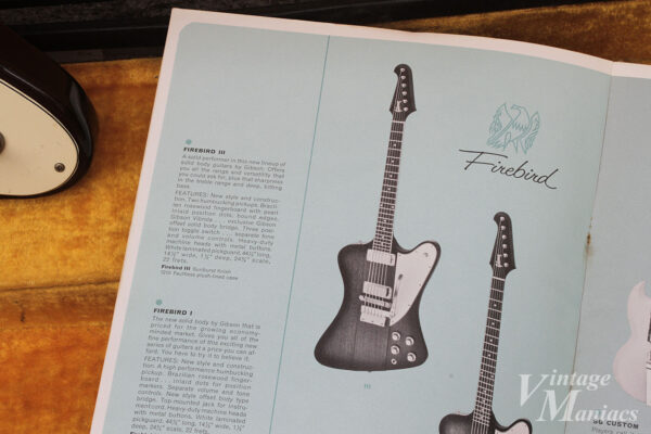 Gibson Firebird IIIのカタログ