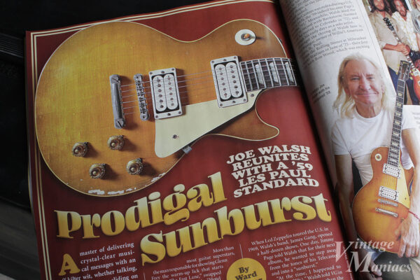 Vintage Guitar Magazineのジョー・ウォルシュのページ