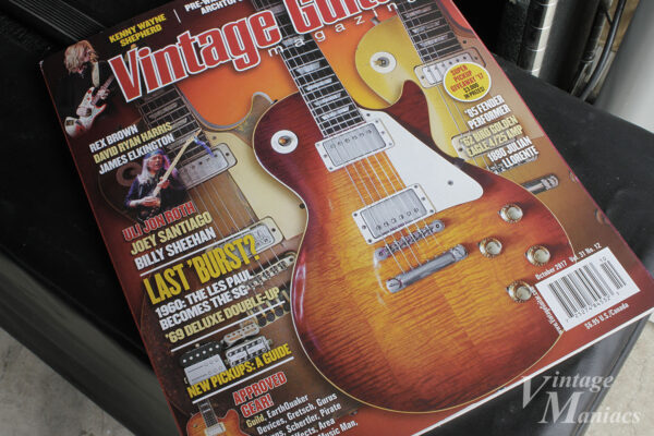 Vintage Guitar Magazine表紙の「Last Burst」