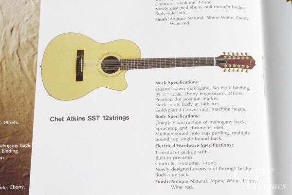 Chet Atkins SST 12stringsのカタログページ