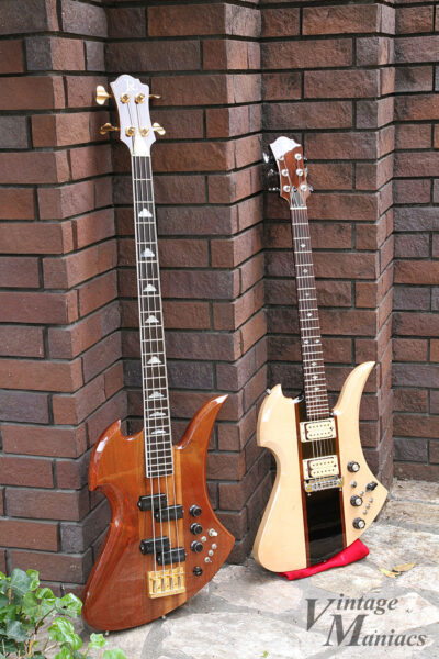 モッキンバードのギターとベース